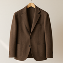 Unstructured Wool Blazer